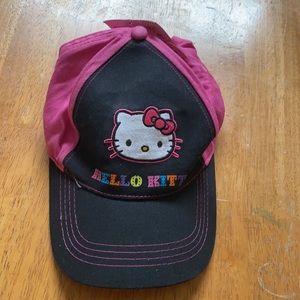 A rip Hello Kitty baseball cap NWT very cute nice fun colors colorful fun clean